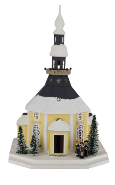 House of lights Seiffen church, 43 cm by Birgit Uhlig_2