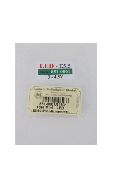 LED replacement bulbs for market houses and lanterns, 10 pieces by Hubrig Volkskunst_1