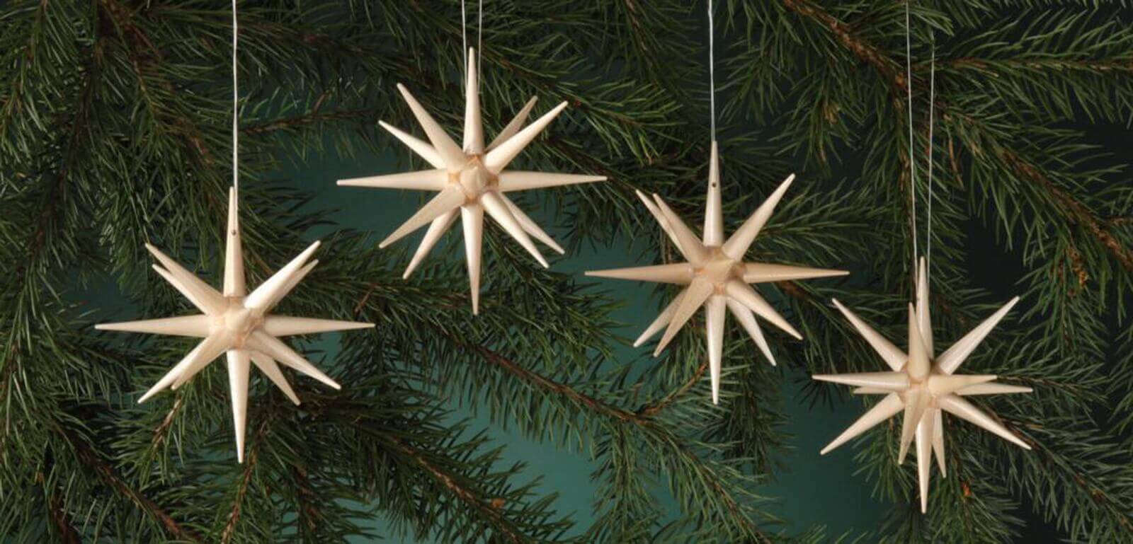 kaufen online natur Christbaumschmuck Weihnachtssterne