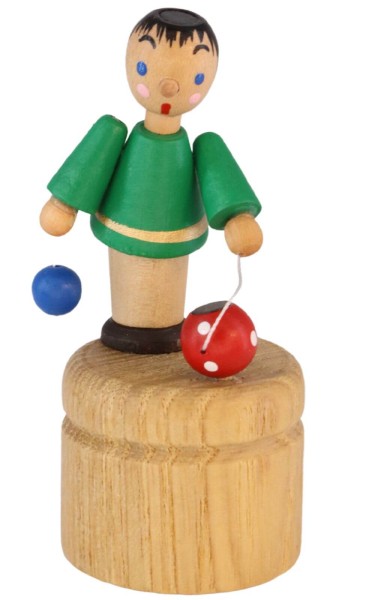 German Wooden Animal Figurin Ballplayer