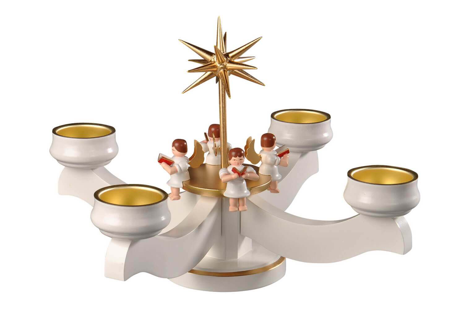 kaufen Adventsleuchter online Engeln mit 4 sitzenden
