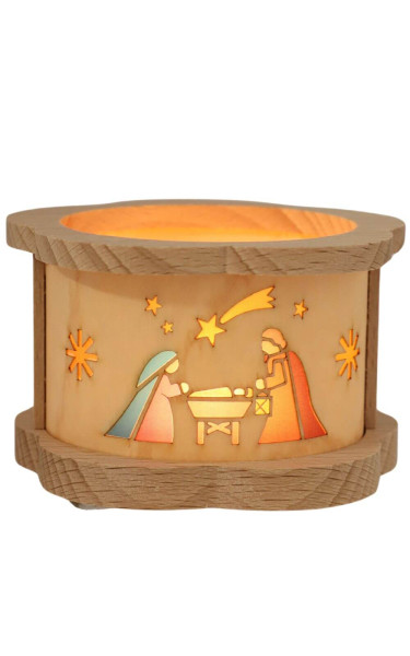 Lantern for tea lights with Holy Family by Richard Glässer_1