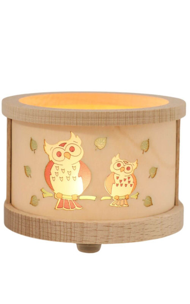 Lantern for tea lights with owl by Richard Glässer_1