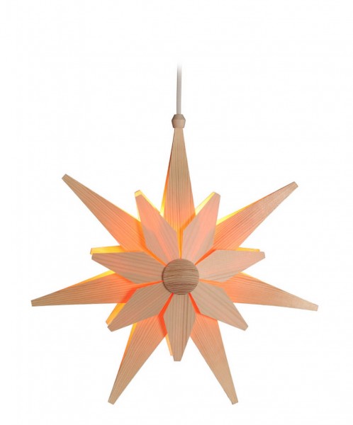Double Christmas star, electrically illuminated by Eckert